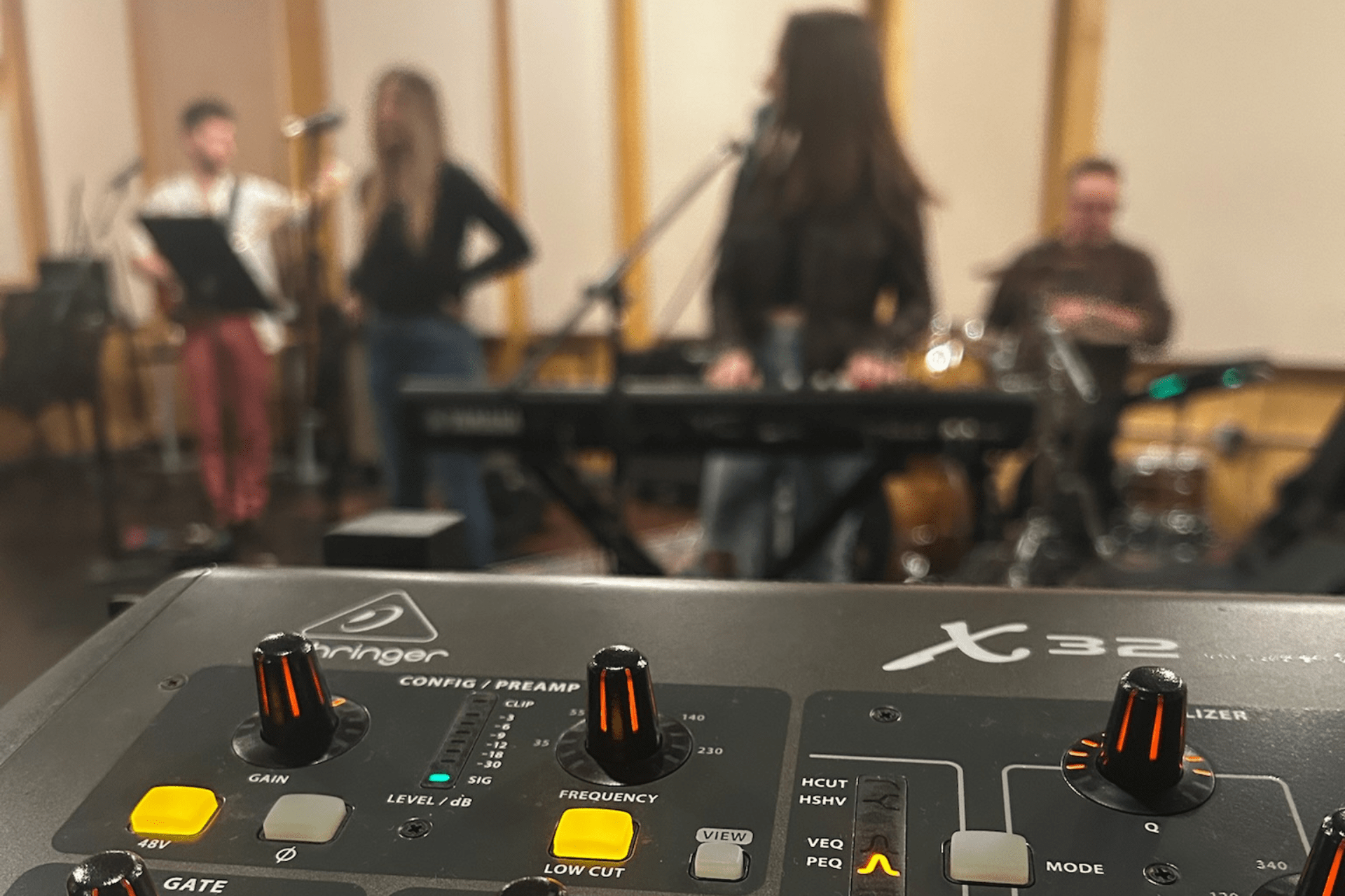 what do you do at a studio recording
